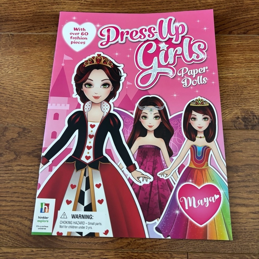Dress-up Girls Paper Dolls Maya book